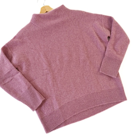 Vince Sweater Womens Small Boiled Cashmere Funnel Neck Pullover - Picture 3 of 11